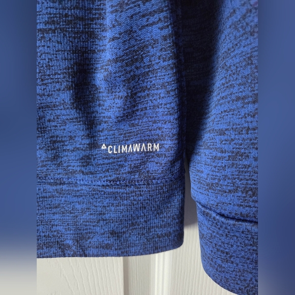 Adidas Floral Badge Of Sport Women's Blue Logo Hoodie Size M - Picture 10 of 14